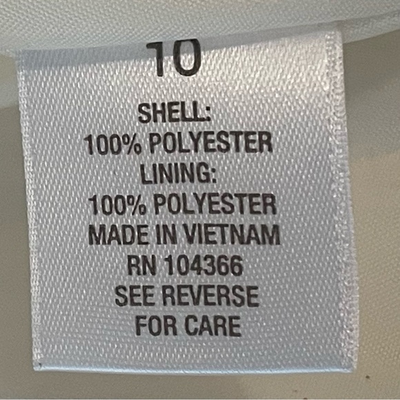 Heidi Weisel Cream Pleated Dress Size 10 - Picture 10 of 13